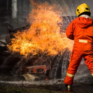 firefighters-training-team-practice-to-fighting-with-fire-in-emergency-situation