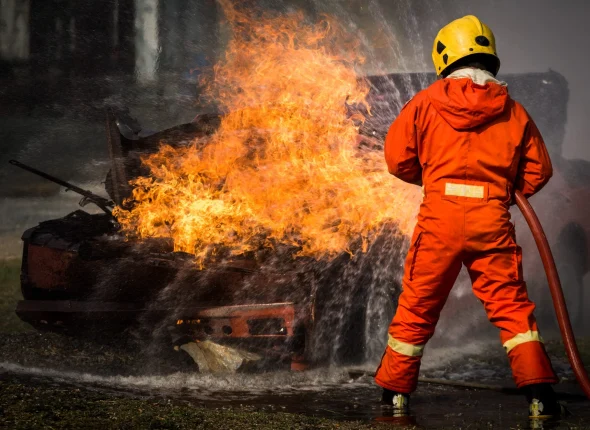 firefighters-training-team-practice-to-fighting-with-fire-in-emergency-situation